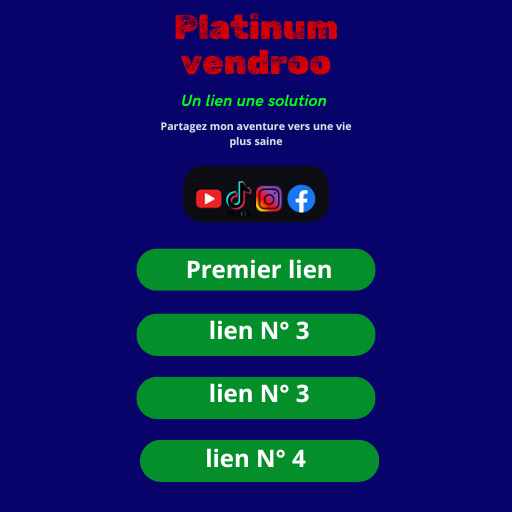 Bio multi-liens pro, Bio multi-liens pro, PLATINUMVENDROO