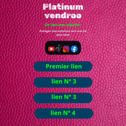Bio multi-liens pro, Bio multi-liens pro, PLATINUMVENDROO