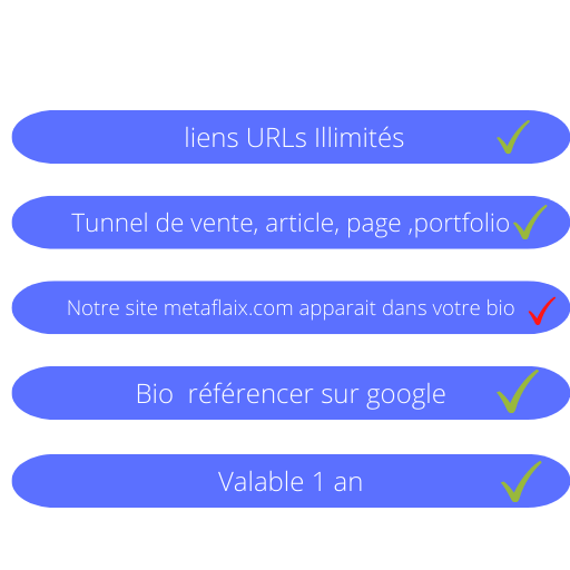 Bio multi liens links